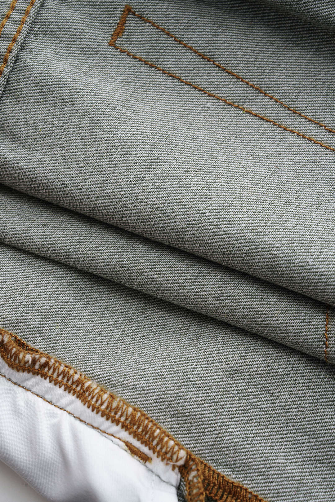 Reversible Denim Pocket Mini Skirt - Image 18