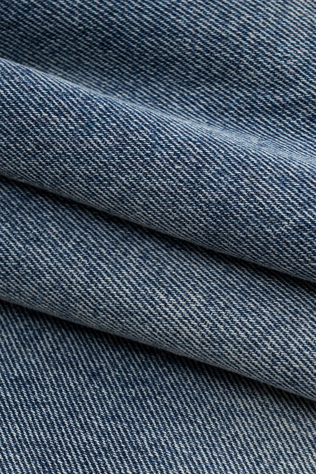 Denim Puff Hem Mini Skirt - Image 5