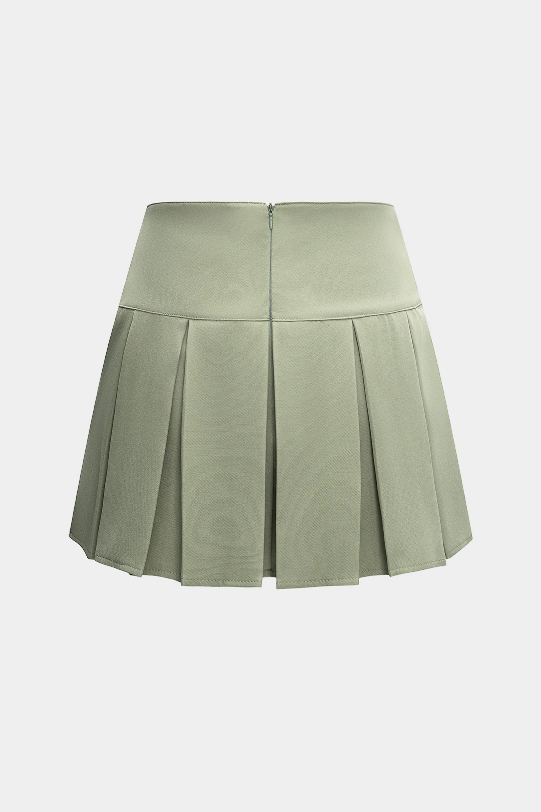 Zipper Detail Ruched Skirt - Image 2
