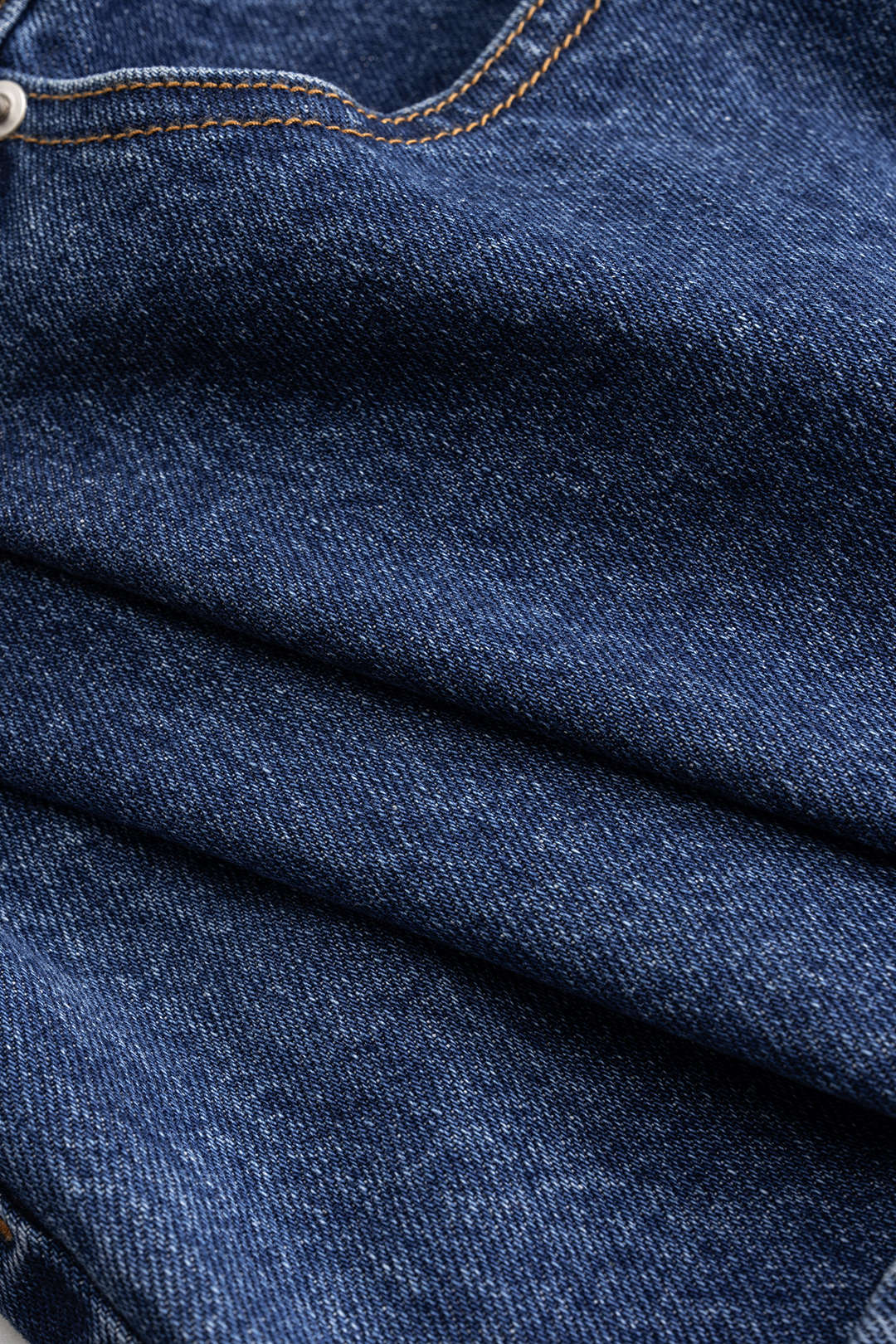 Denim Asymmetrical Patchwork Zipper Skirt - Image 3