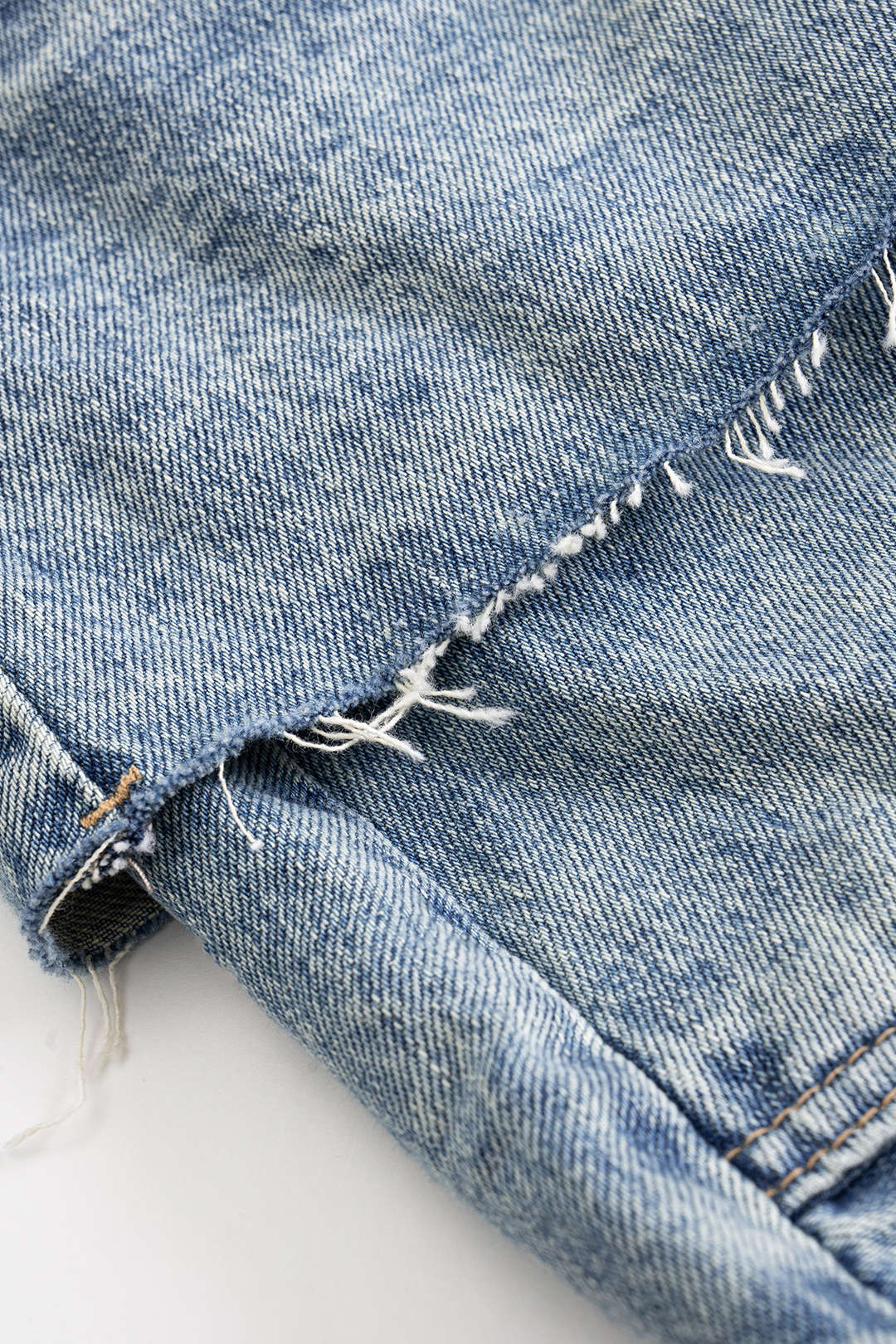 Denim Patchwork Pocket Zipper Skirt - Image 3