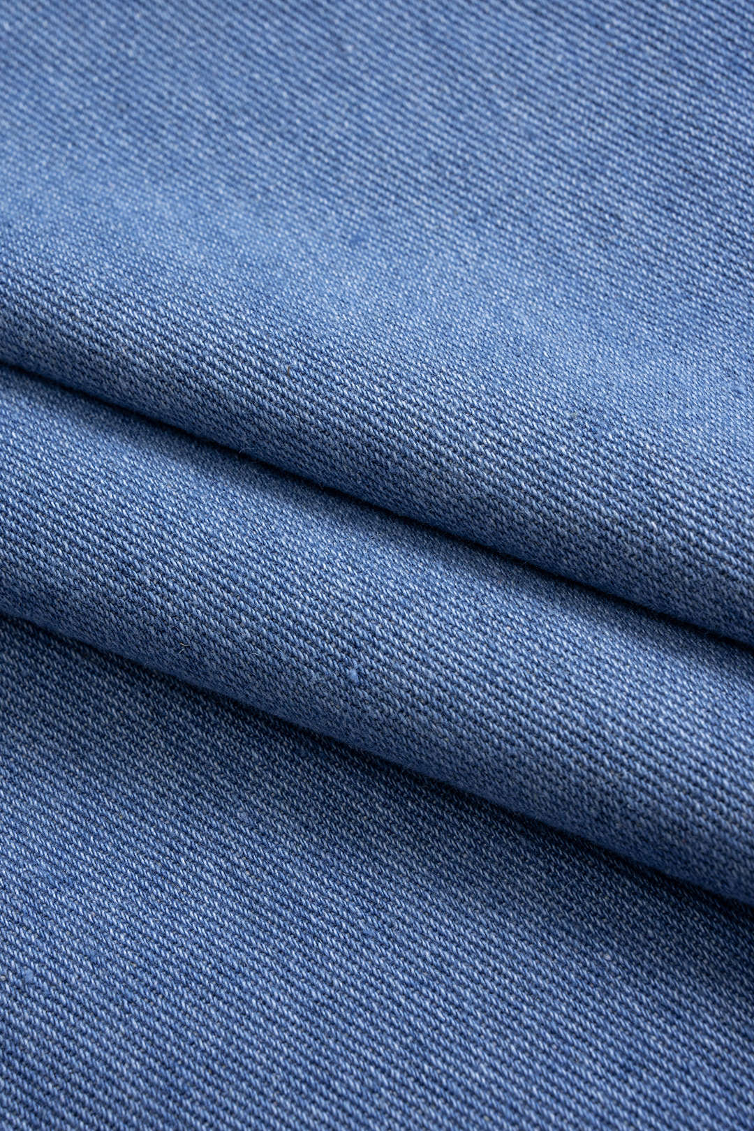 Denim Asymmetrical Patchwork High Waist Skirt - Image 5