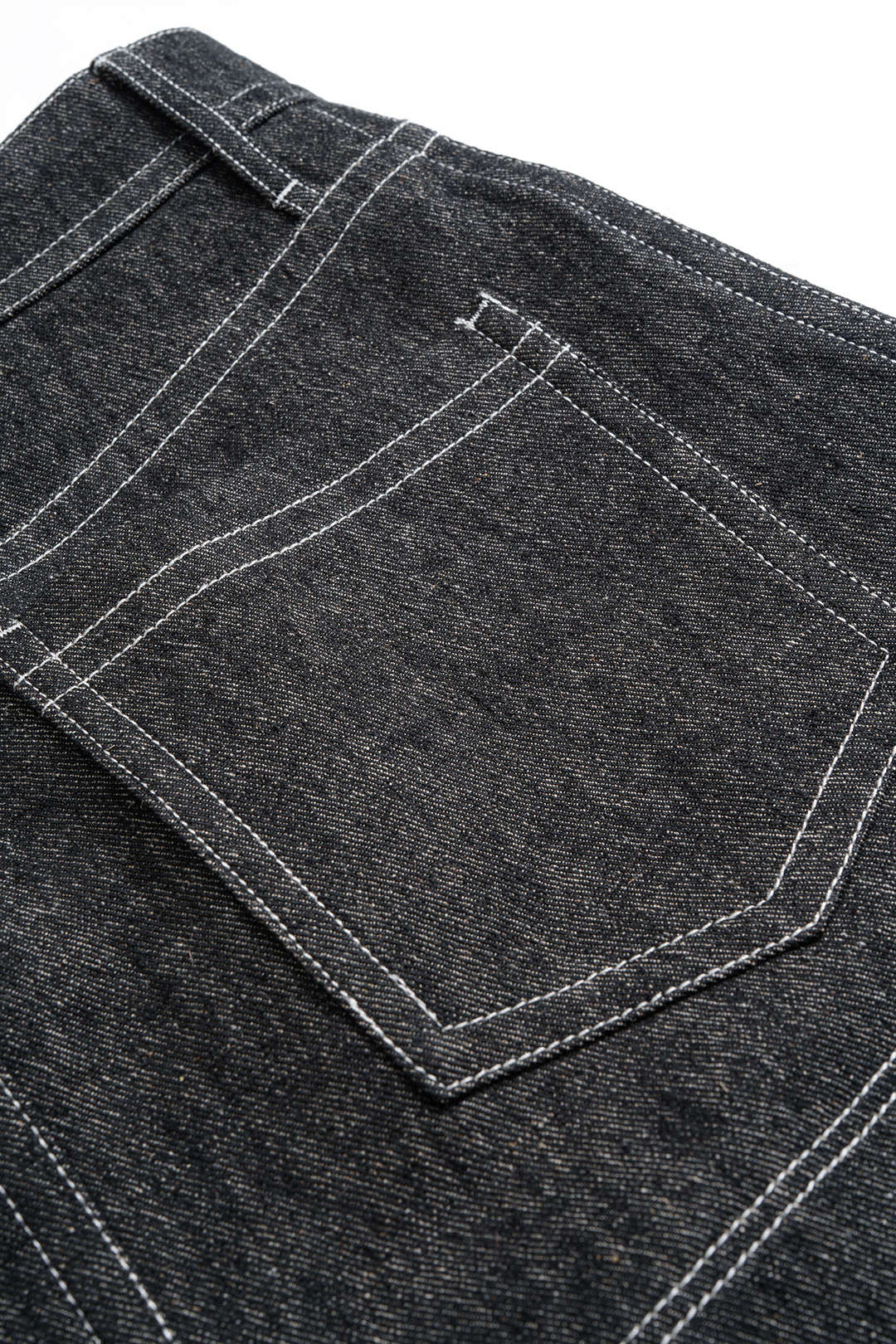 Denim Button Mini Skirt - Image 8