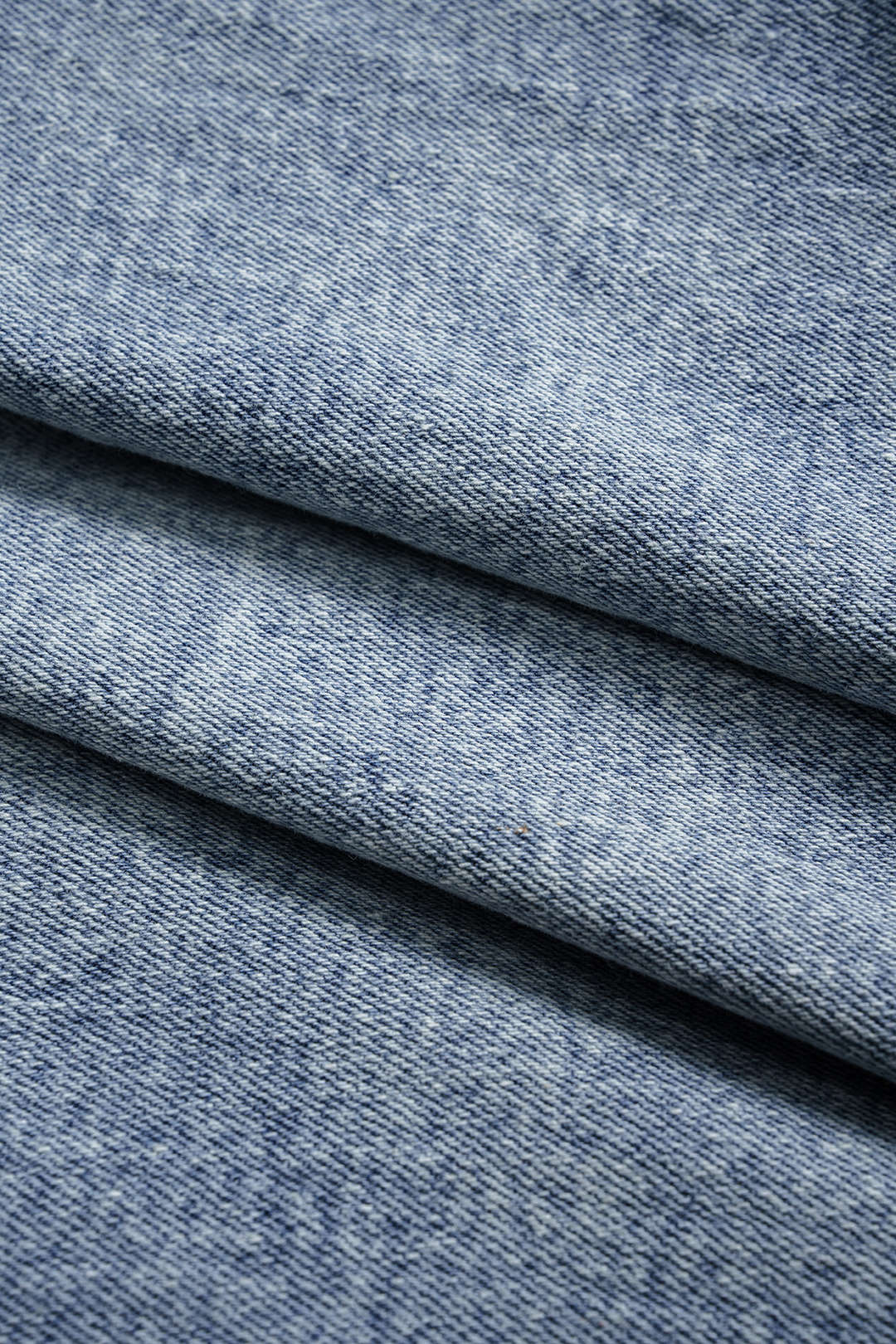 Denim Ruched Asymmetrical Shirred Waistband Pocket Skirt - Image 4