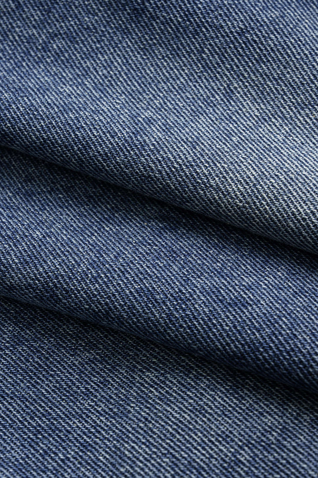 Denim Asymmetrical Seamdetail Button Skirt - Image 6