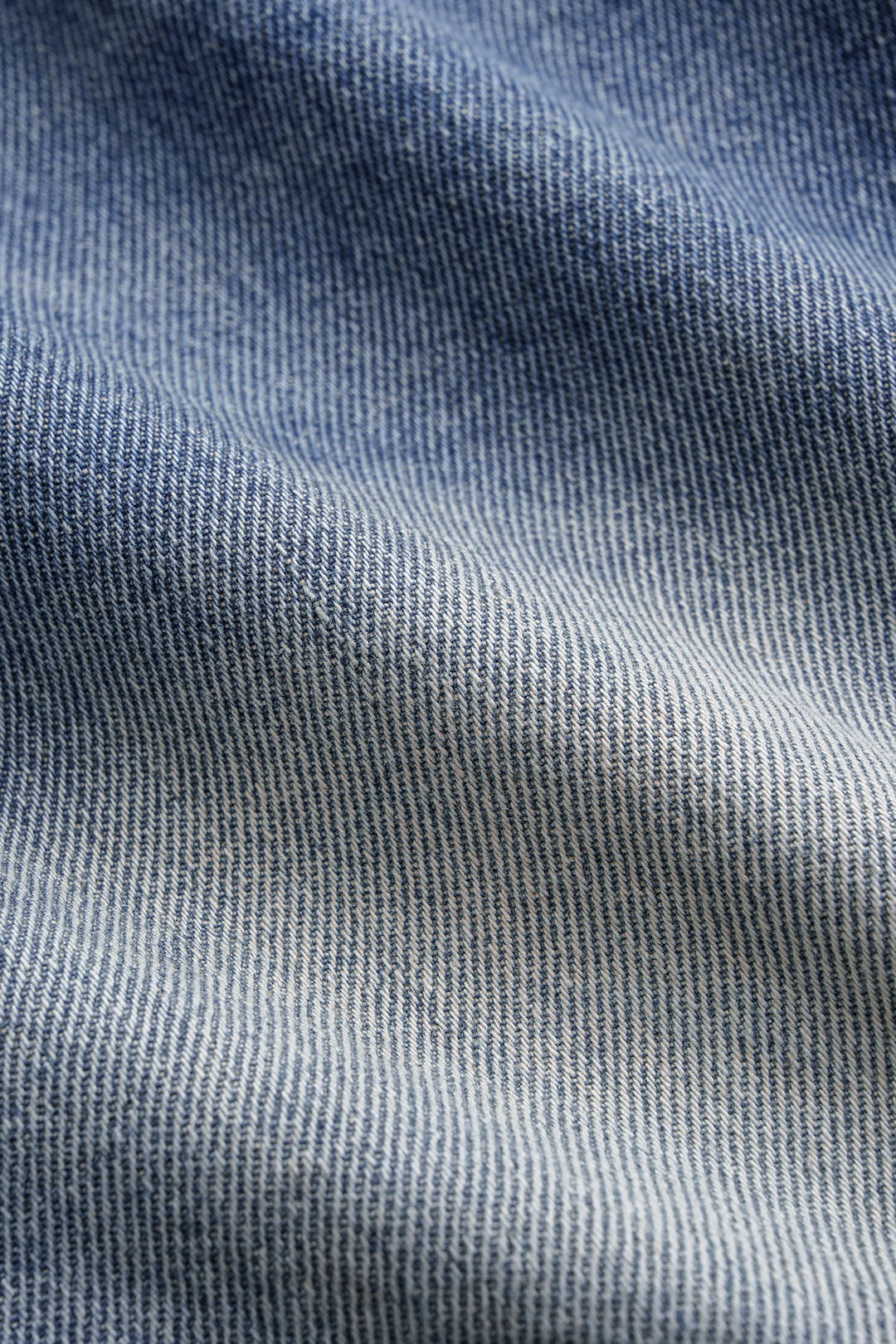 Denim Asymmetrical Button Skirt - Image 4