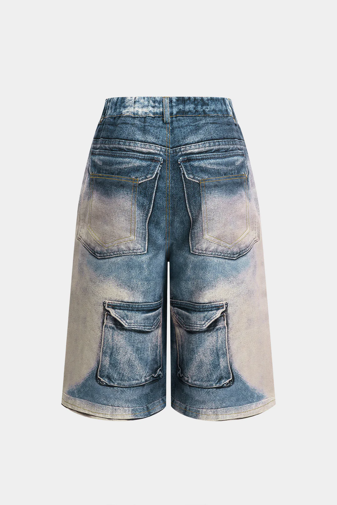 Printed Pocket Shorts - Image 2
