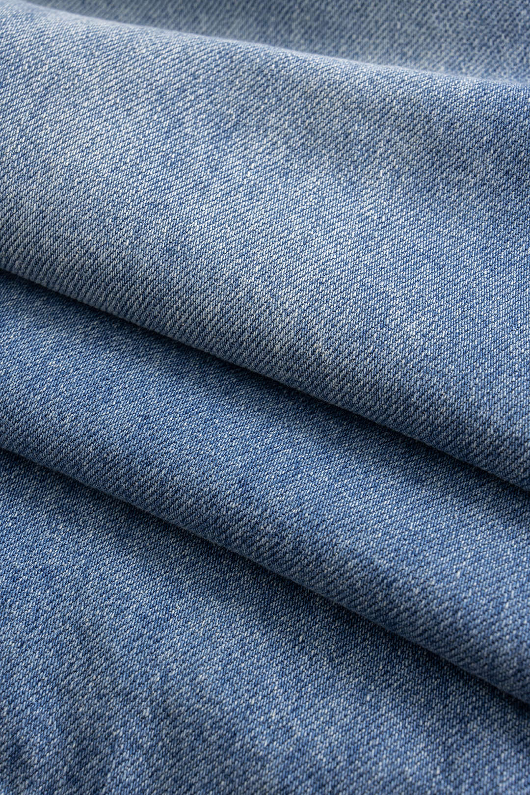 Denim Patchwork Asymmetrical Jorts - Image 5