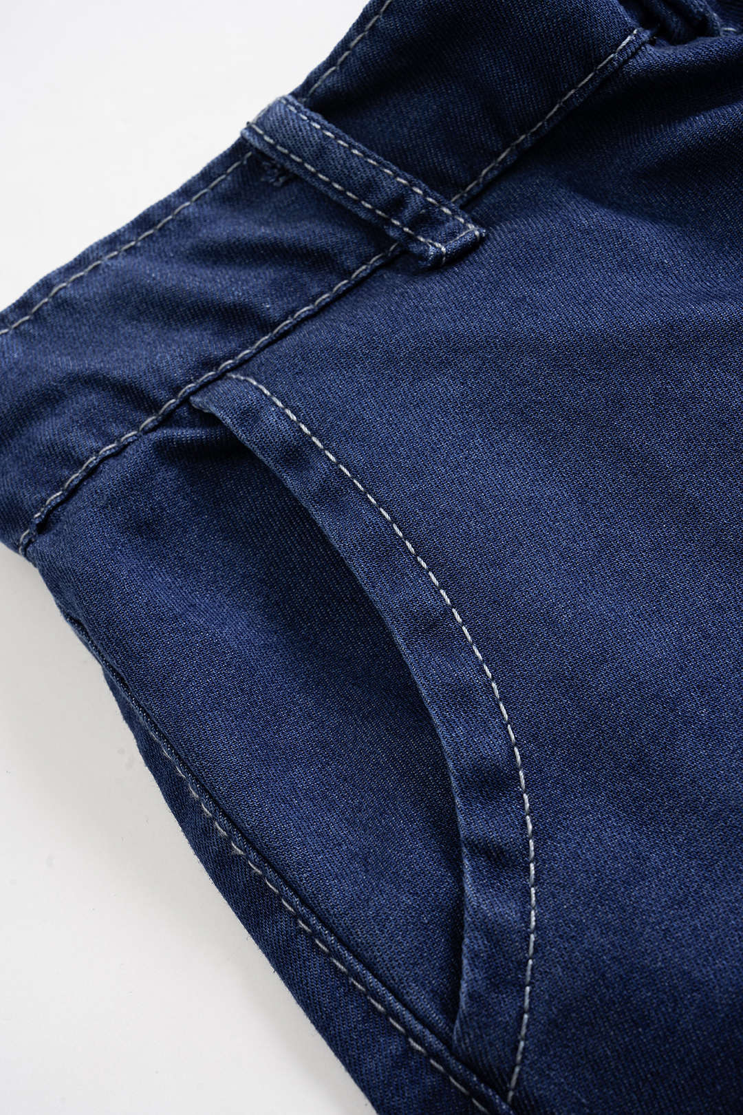 Denim High Waist Wide Leg Shorts - Image 3