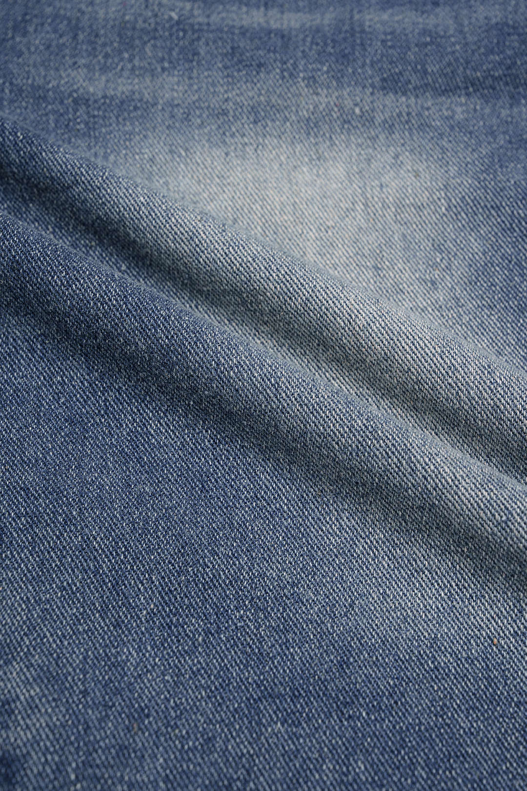 Denim Frayed High Waist Straight Leg Shorts - Image 5
