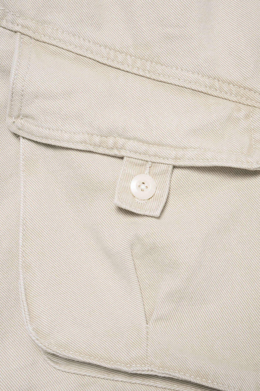 Denim Belted Pocket Shorts - Image 3