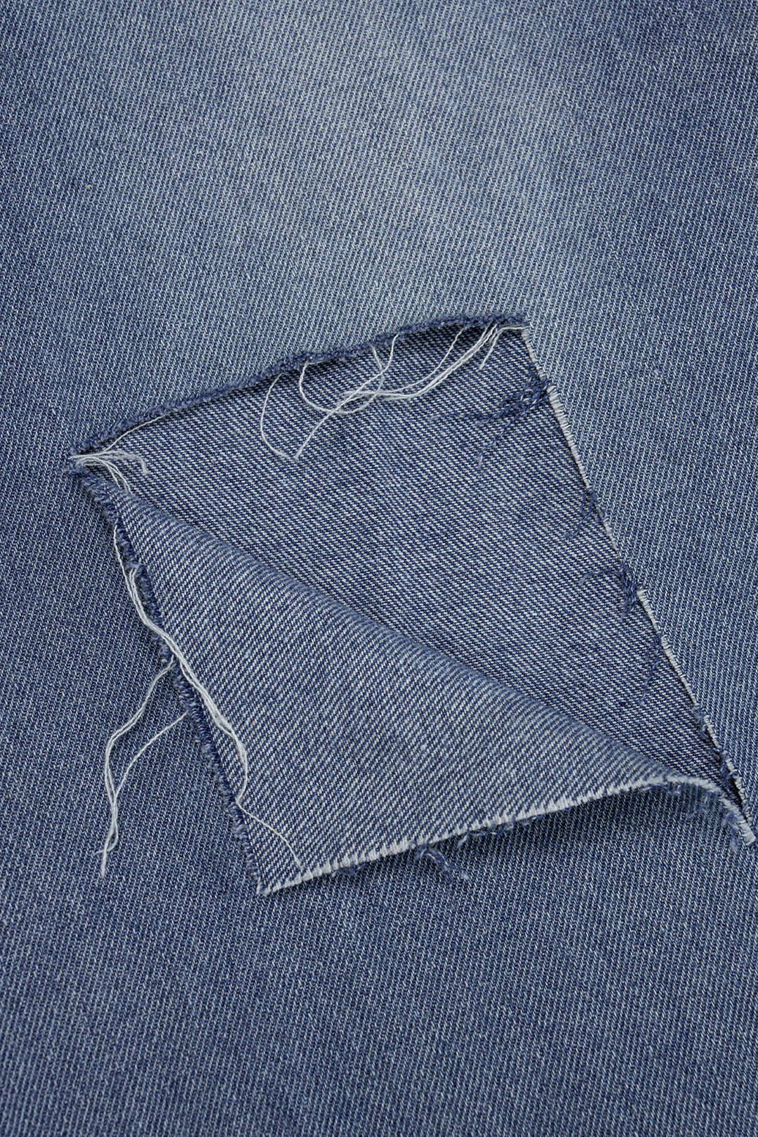 Denim Button Belted Ripped Sleeveless Jumpsuit - Image 5