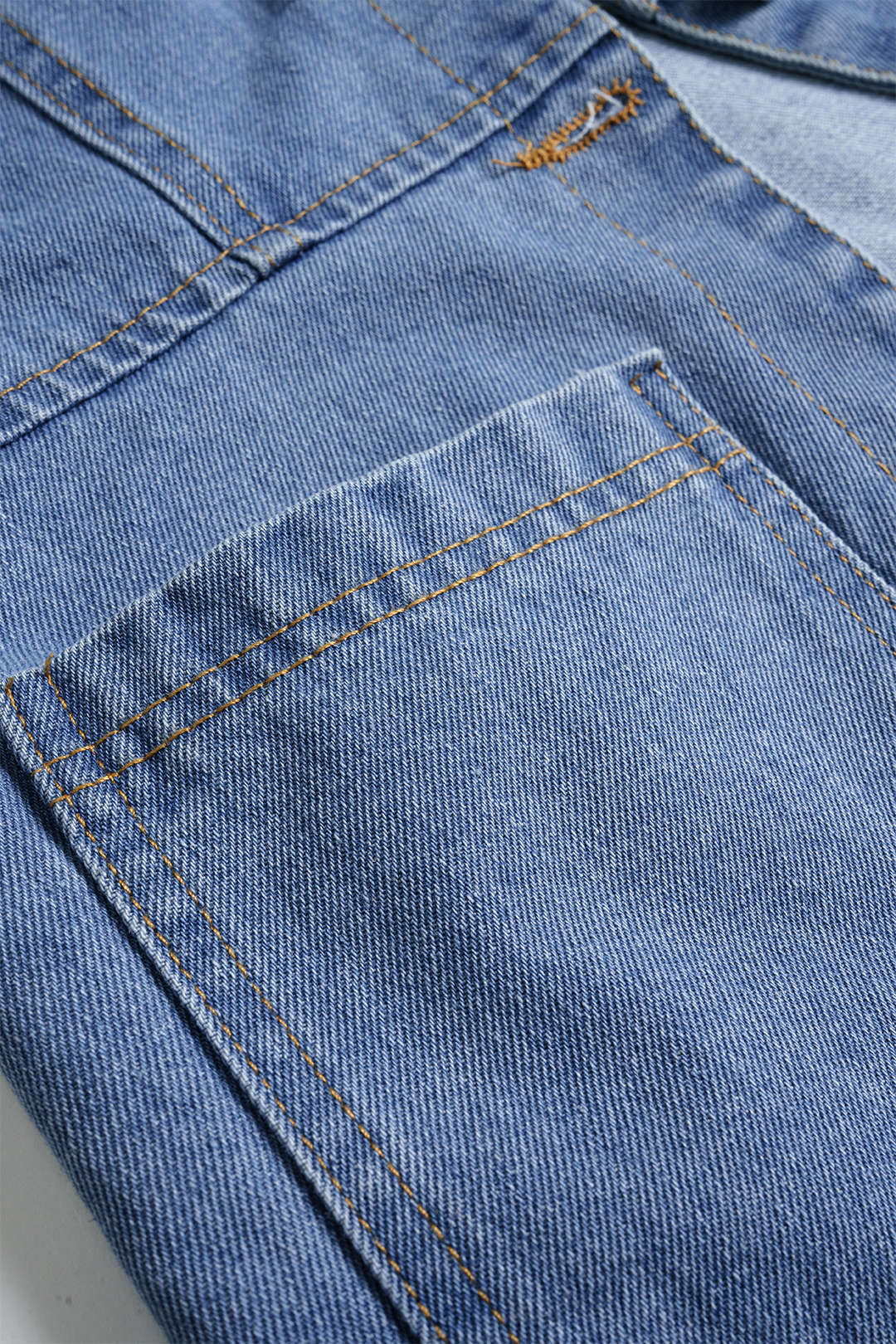 Denim Button Pocket Vest - Image 6