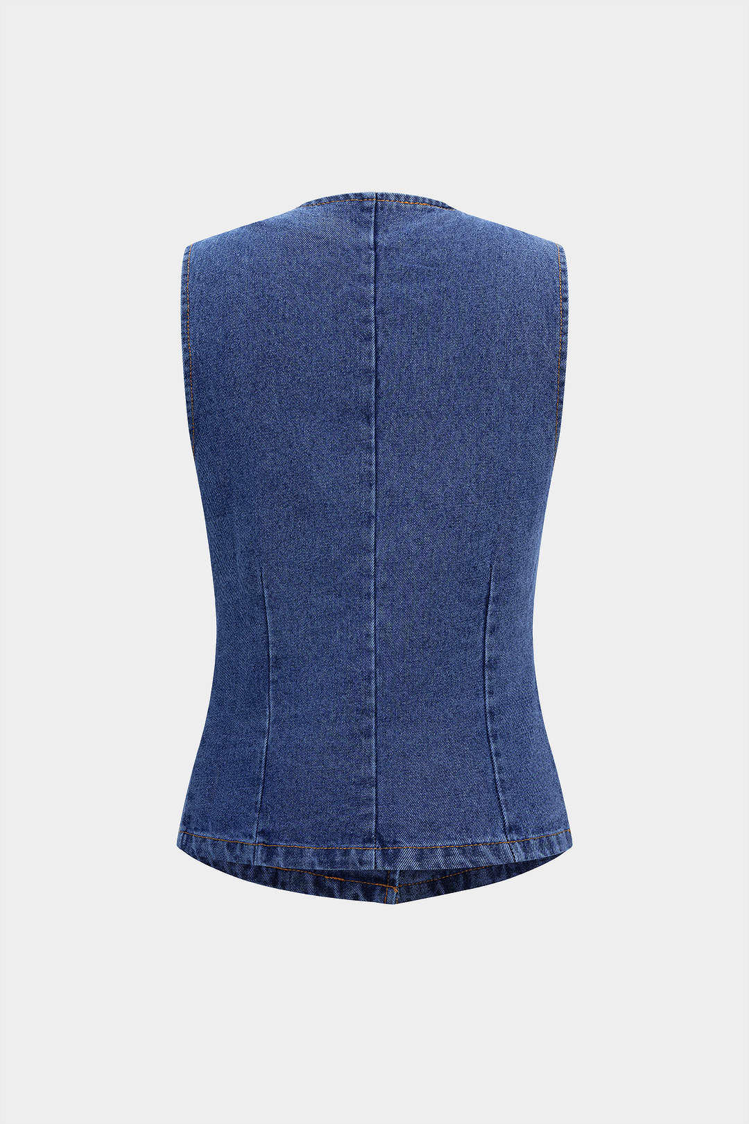 Denim Tank Belted Vest - Image 2