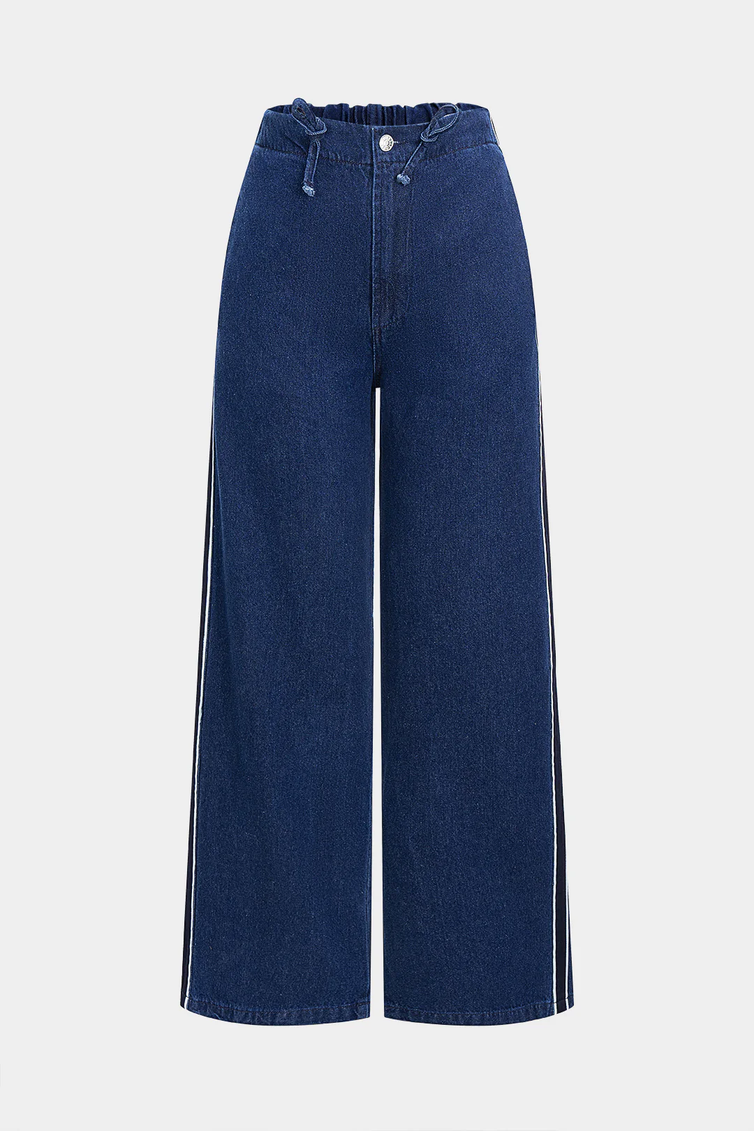 Denim Patchwork Pocket Jeans