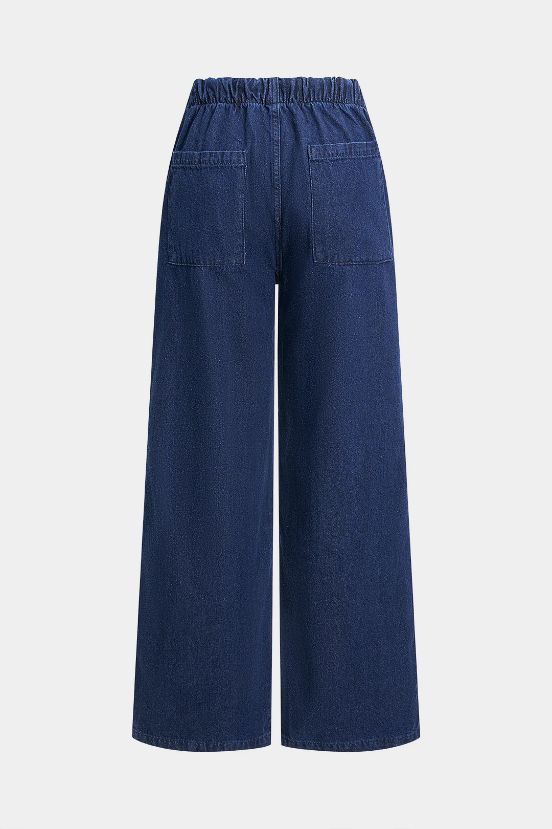 Denim Patchwork Pocket Jeans - Image 2