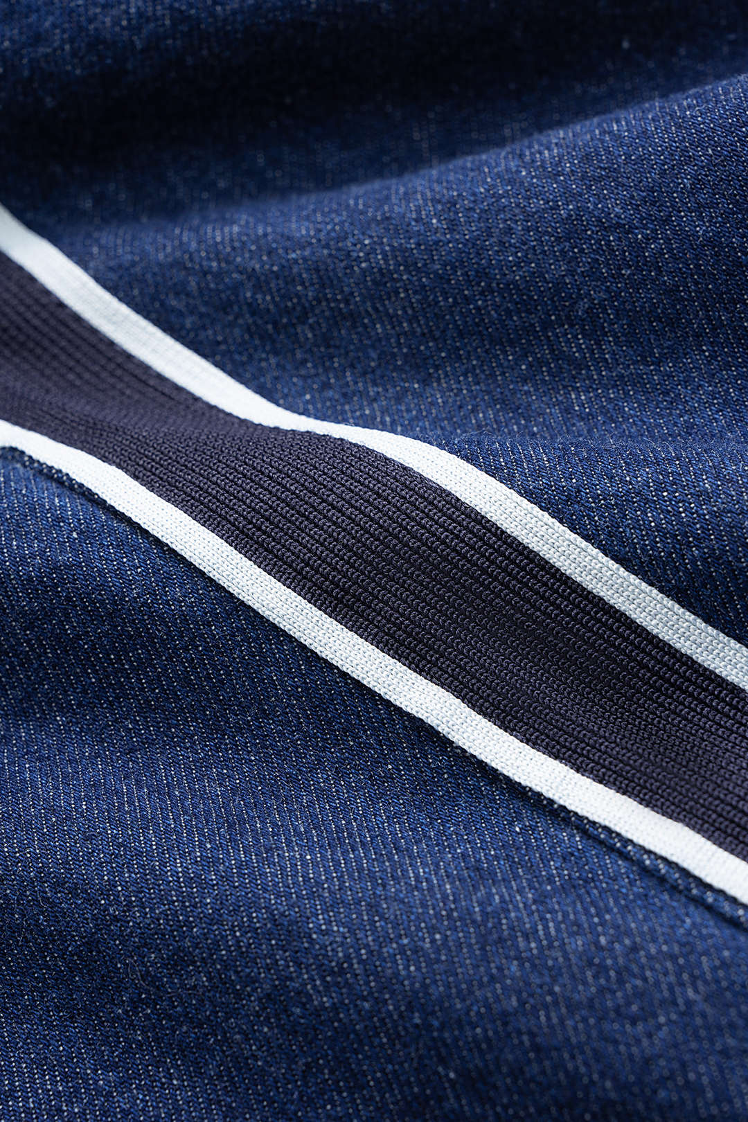 Denim Patchwork Pocket Jeans - Image 3