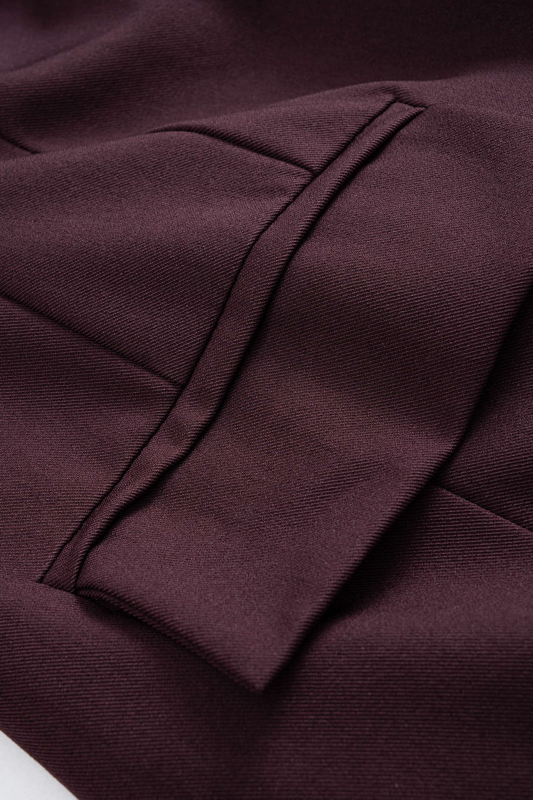 Lapel Button Pocket Cardigan And Mini Skirt Set - Image 5