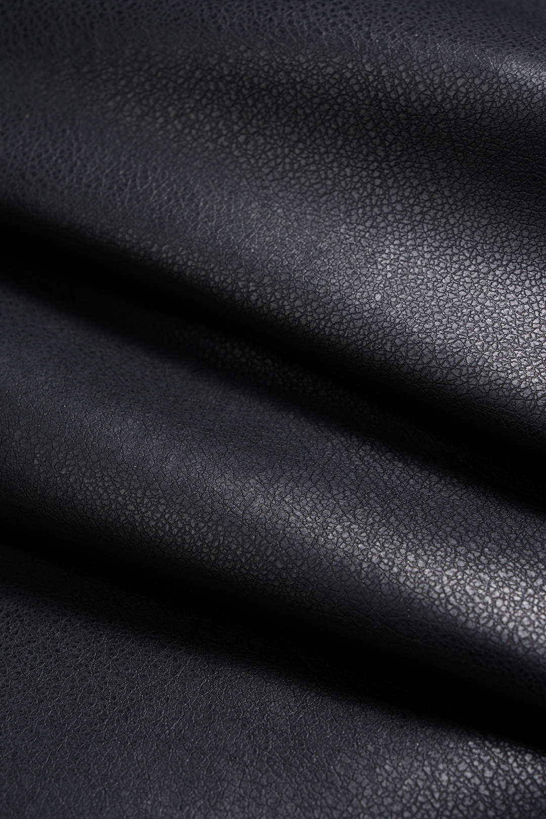Faux Leather Button Blazer - Image 4