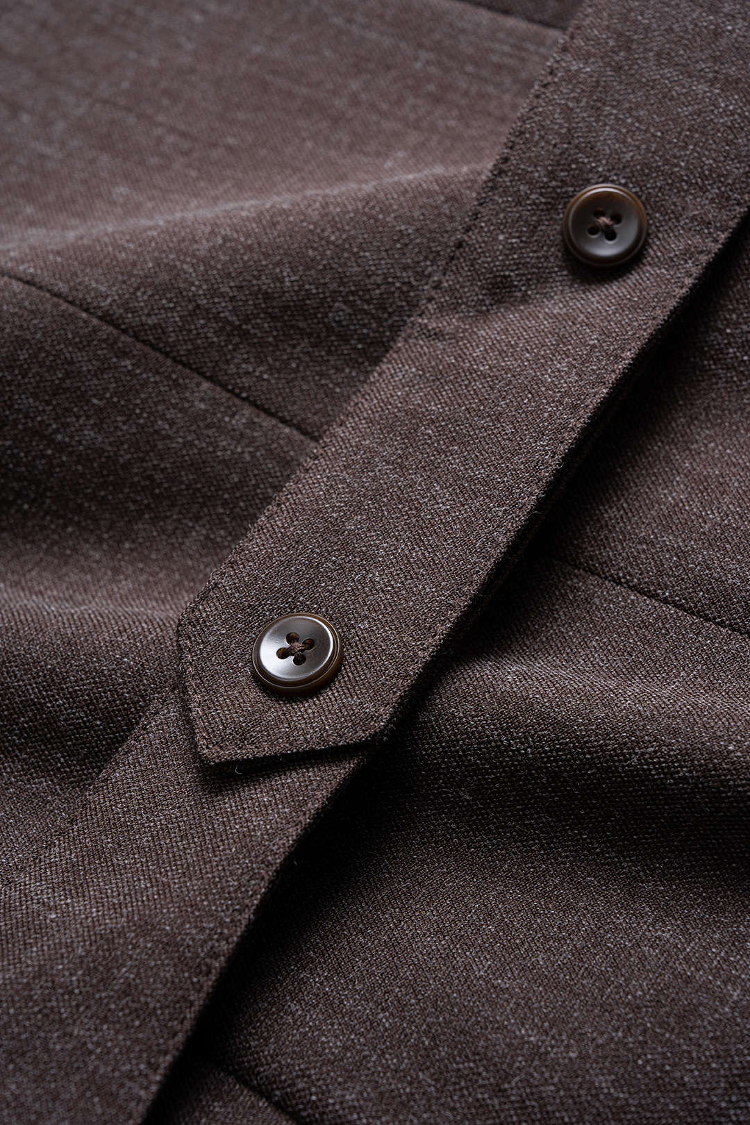 Notched Lapel Button Blazer - Image 5