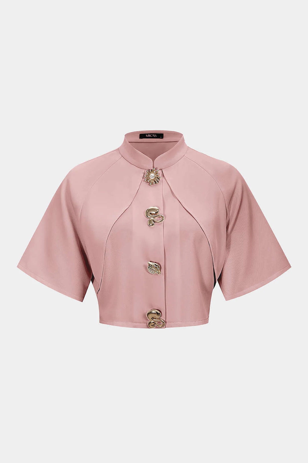 Metallic Textured Slim Blazer - Image 13