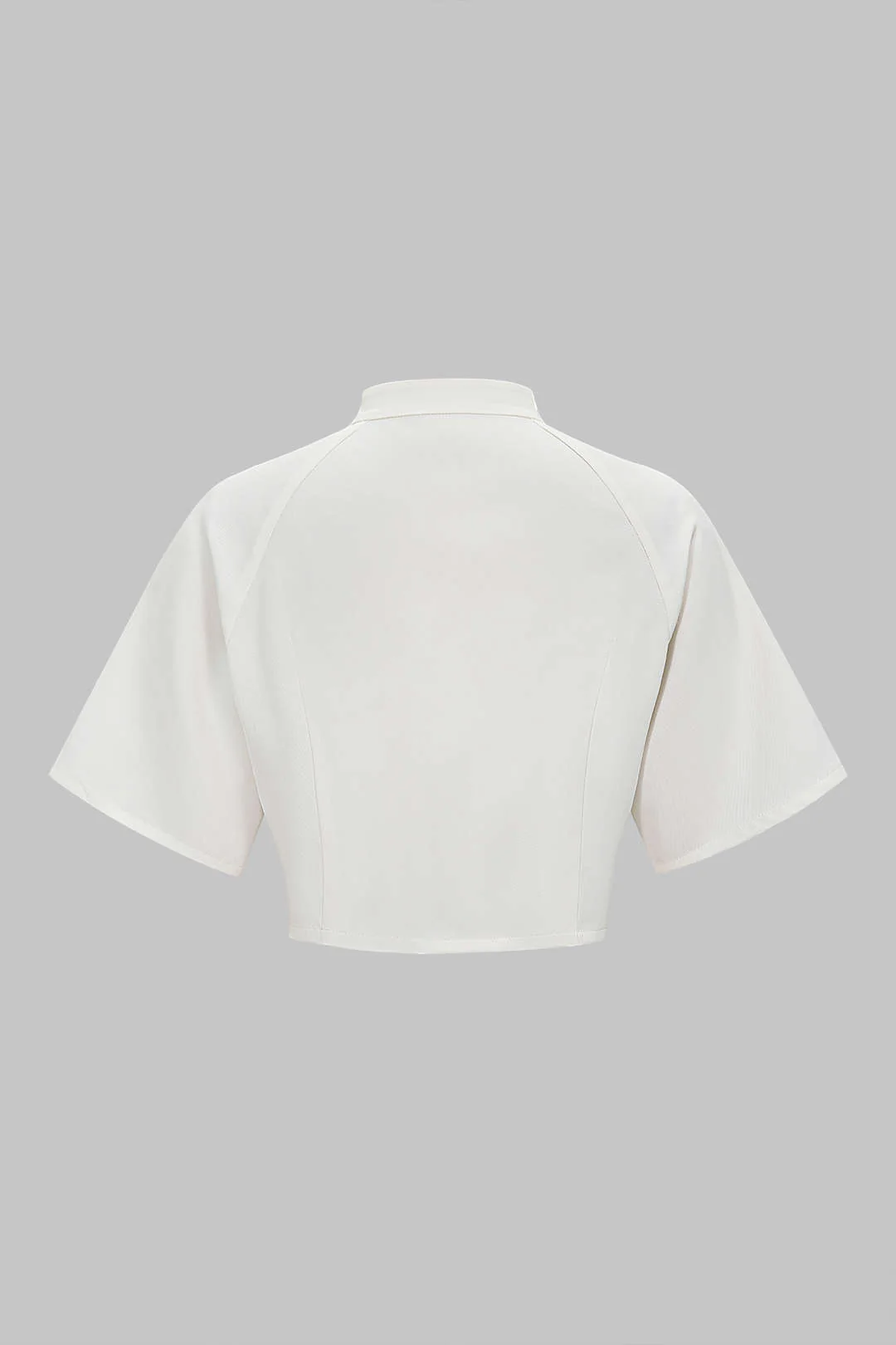 Metallic Textured Slim Blazer - Image 3