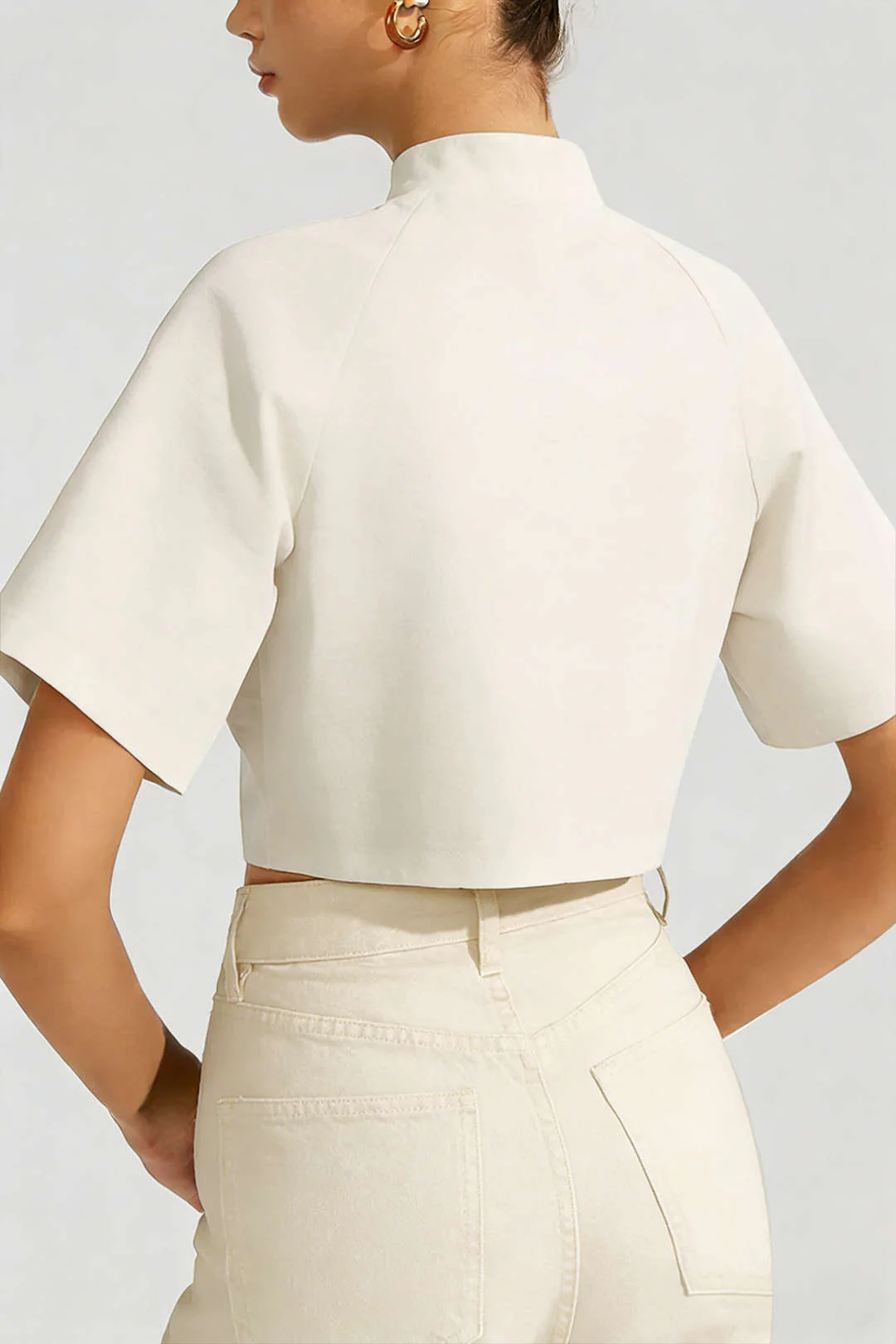 Metallic Textured Slim Blazer - Image 6