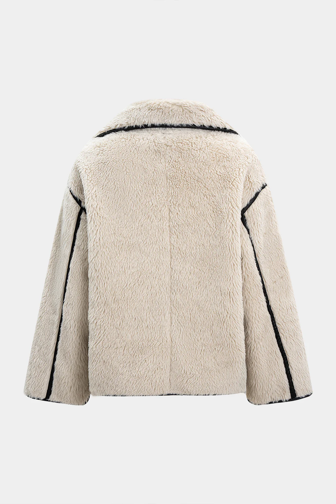 Faux Fur Patchwork Coat - Image 2