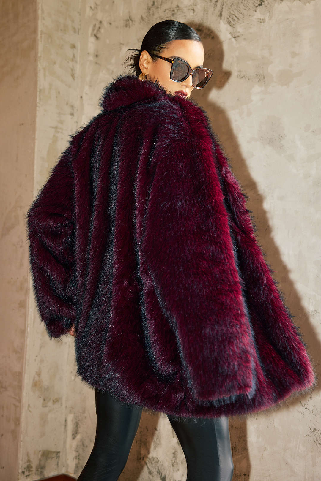 Faux Fur Coat - Image 4