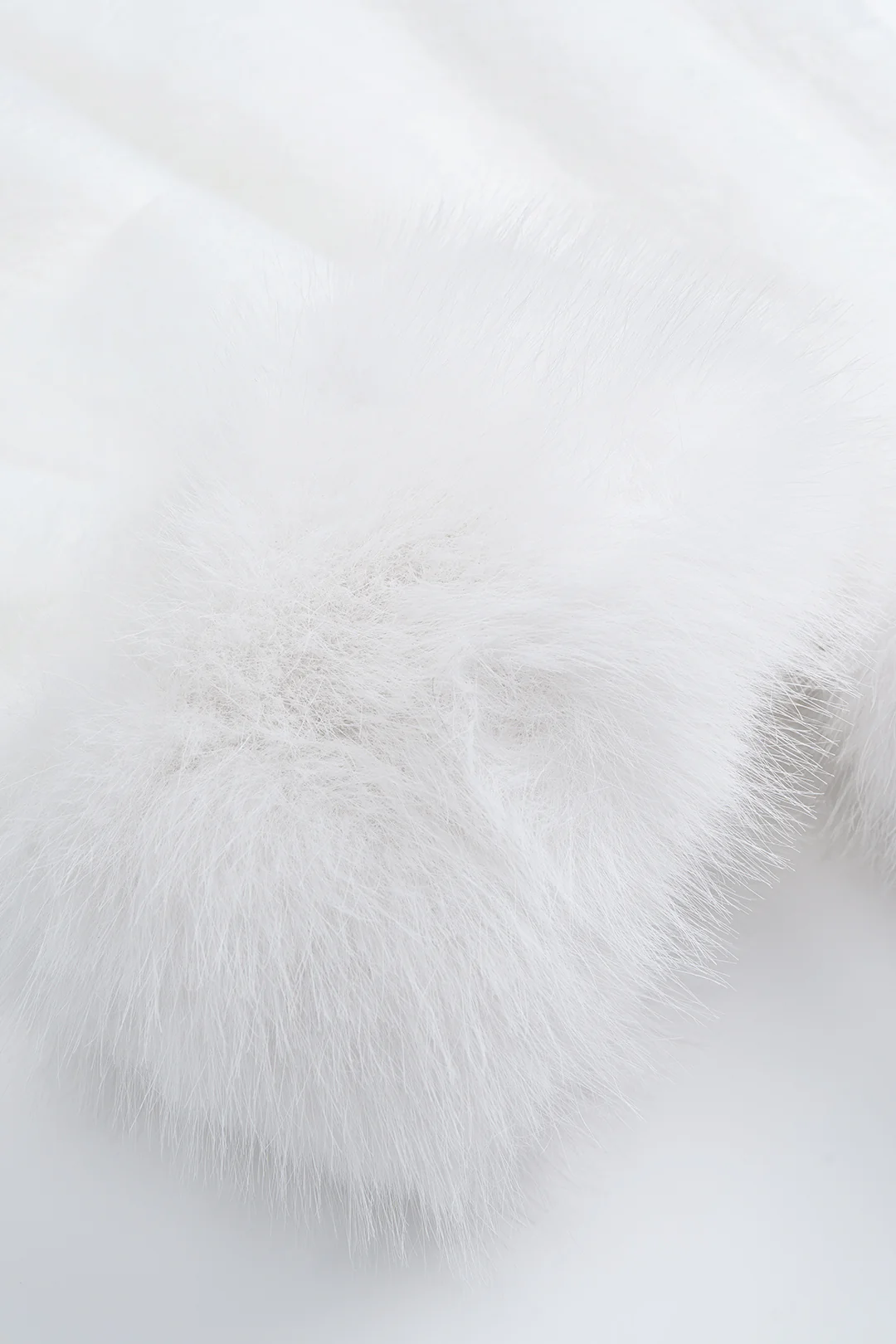 Faux Fur Hooded Cropped Coat - Image 9
