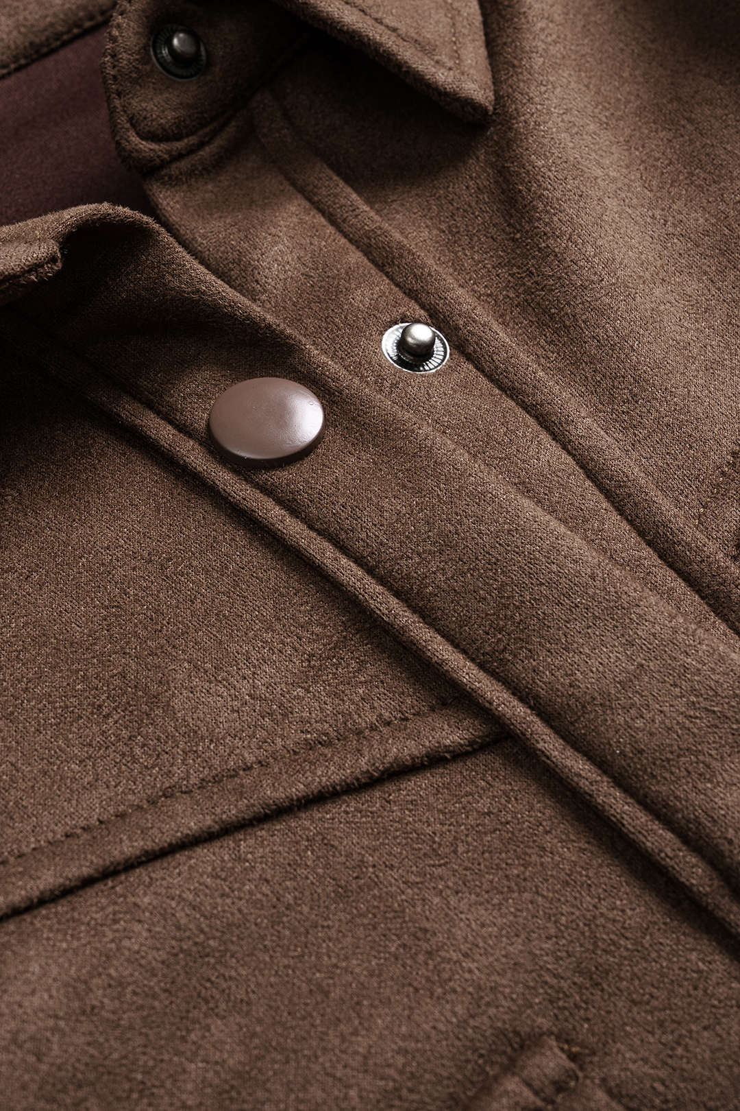 Suede Fringe Pocket Jacket - Image 3