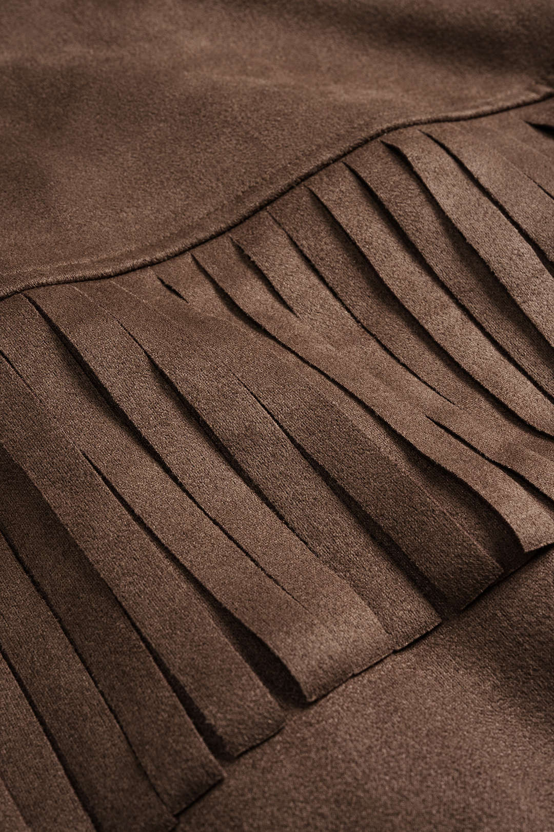 Suede Fringe Pocket Jacket - Image 5