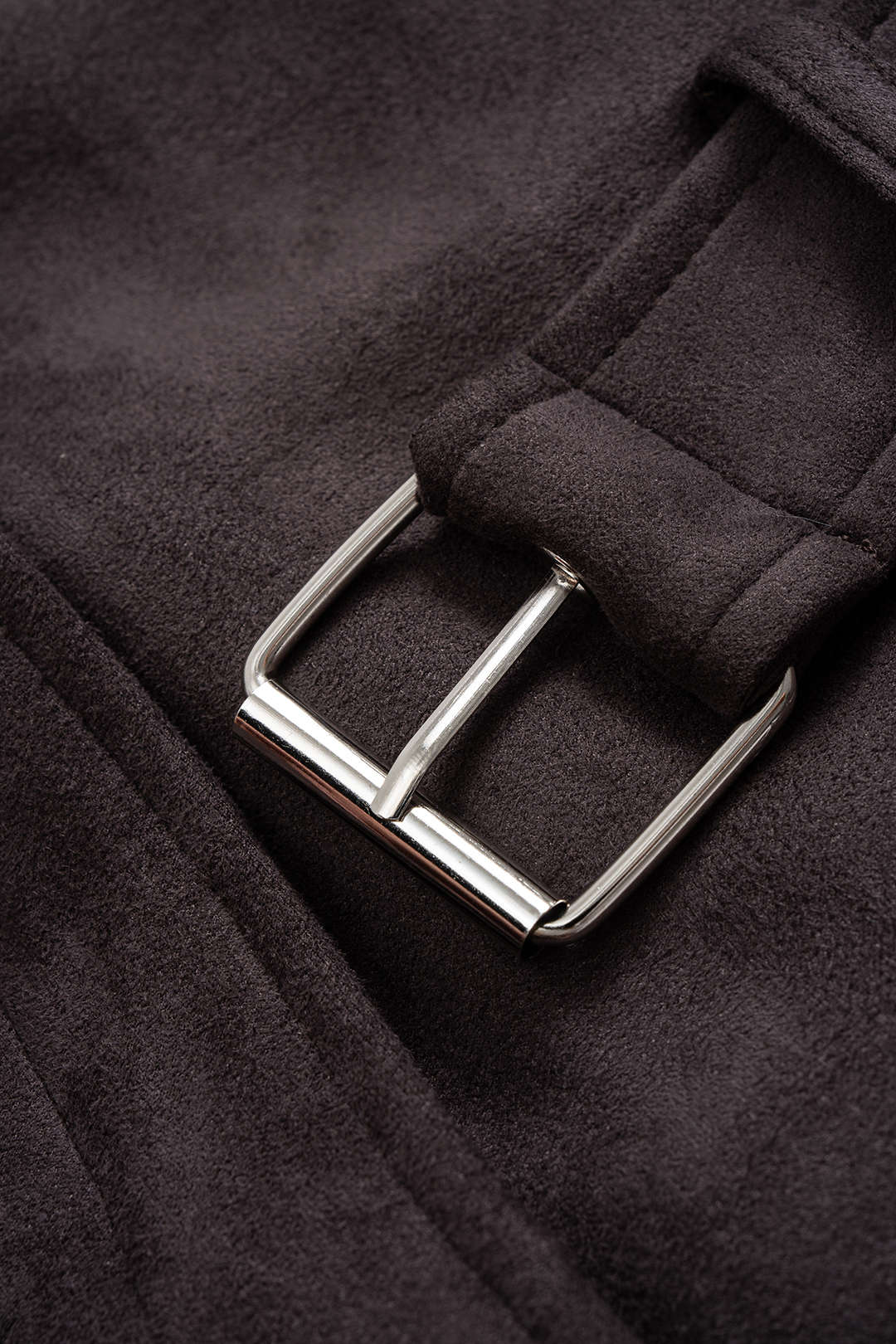 Suede Belted Jacket - Image 3
