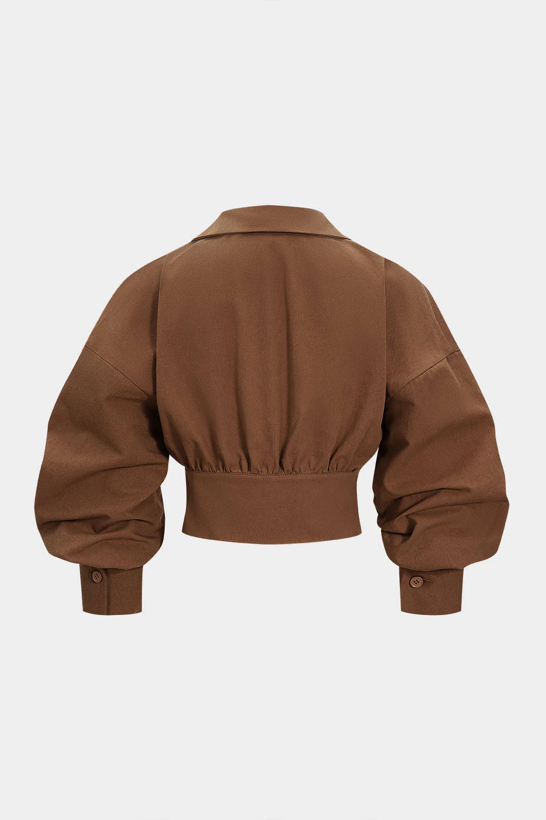 Ruched V-Neck Jacket - Image 2
