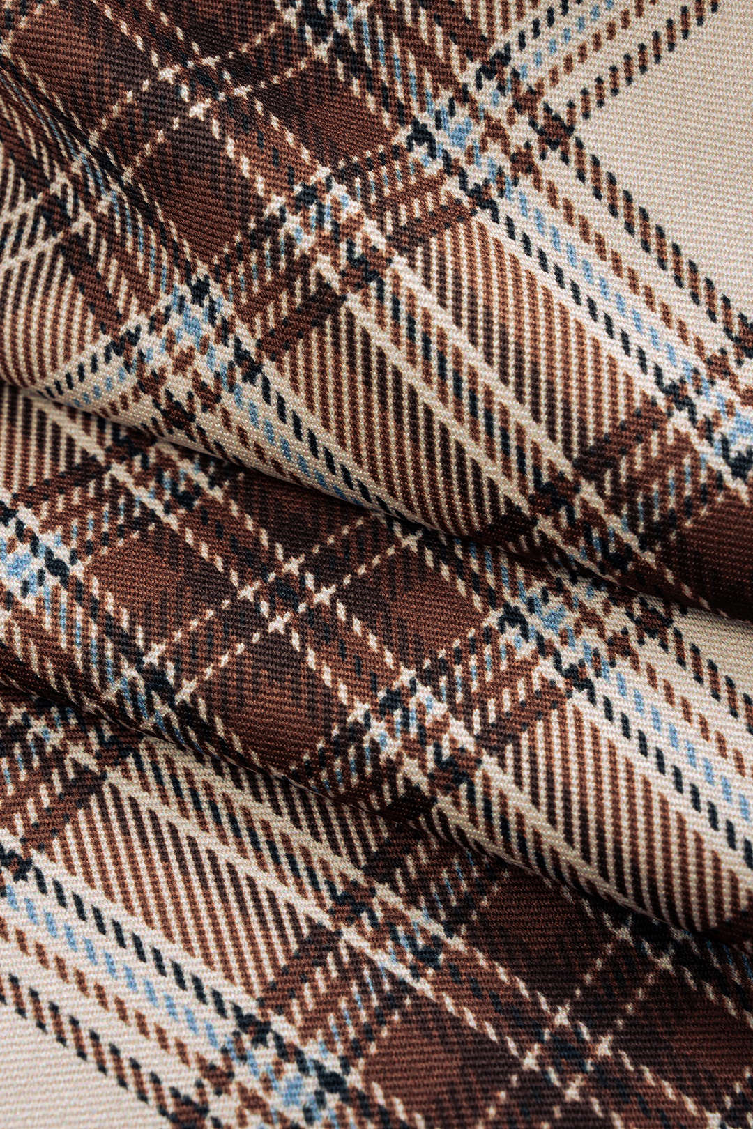 Plaid Print Zipper Pocket Jacket - Image 4