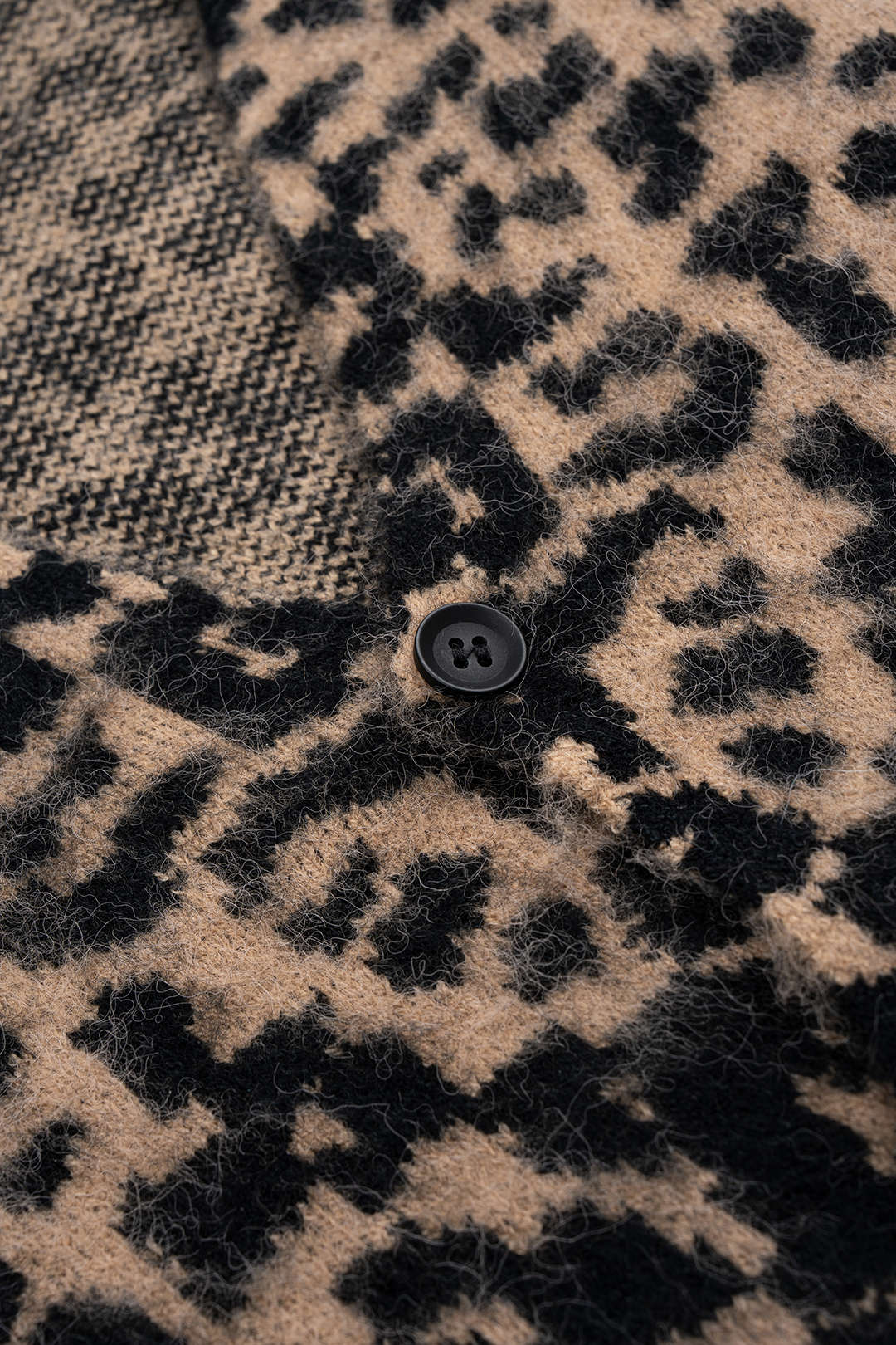 Retro Leopard Print V-Neck Jacket - Image 3