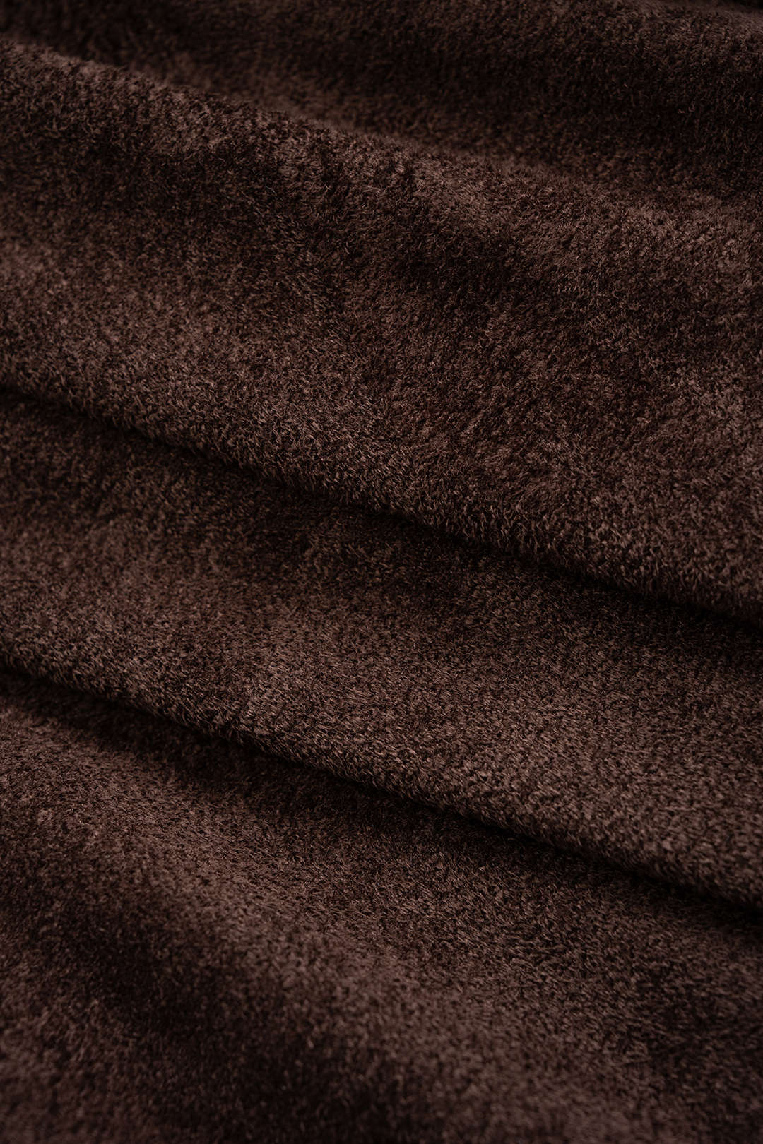 Suede Button Long Sleeve Jacket - Image 4