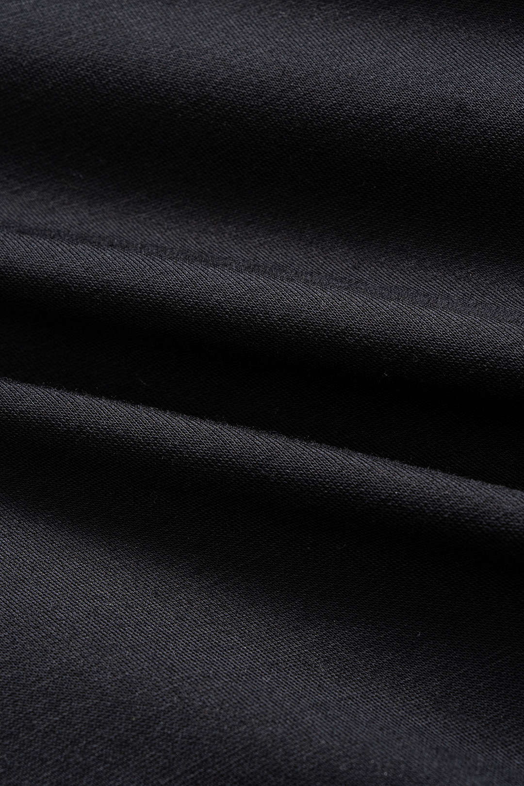Faux Leather Patchwork V-Neck Zipper Lantern Sleeve Jacket - Image 4