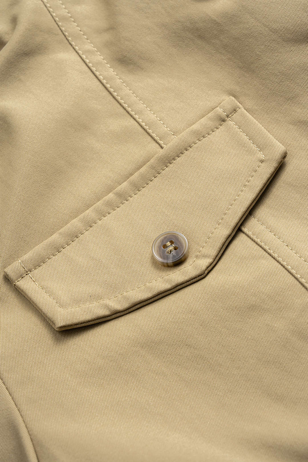 Mock Neck Button Pocket Jacket - Image 3