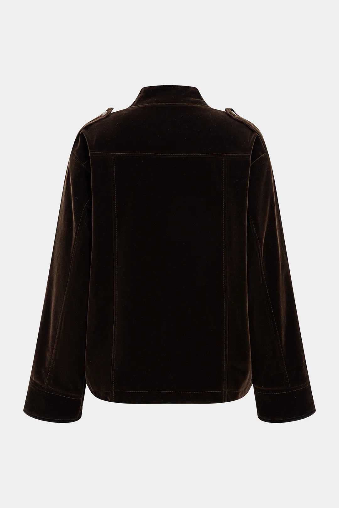 Suede Button Pocket Jacket - Image 2