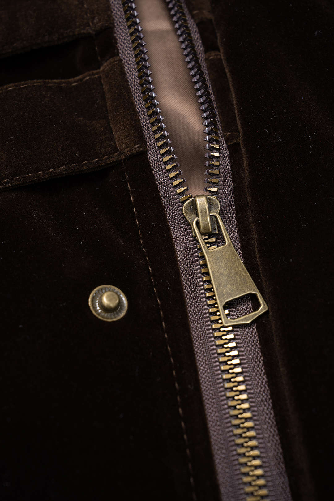 Suede Button Pocket Jacket - Image 3