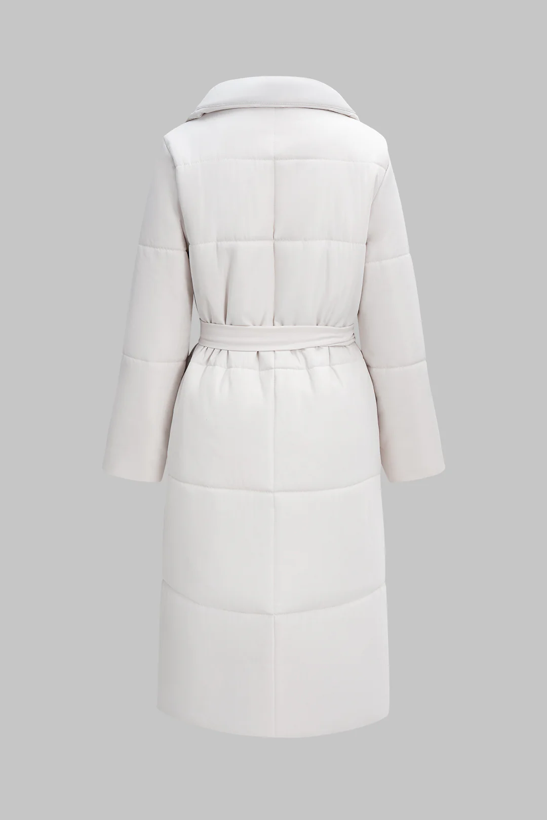 Lapel Tie-Front Coat - Image 2