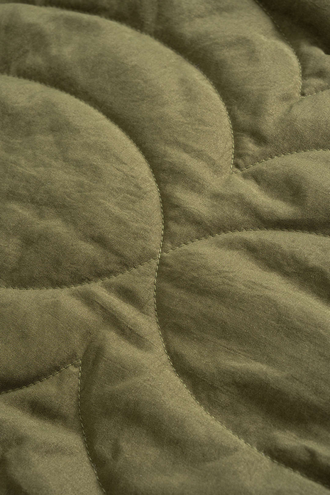 Embroidery Stand Collar Seamdetail Puffer - Image 5