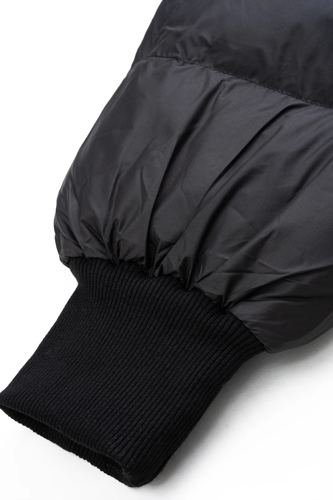 Demin Patchwork Zipper Puffer - Image 5