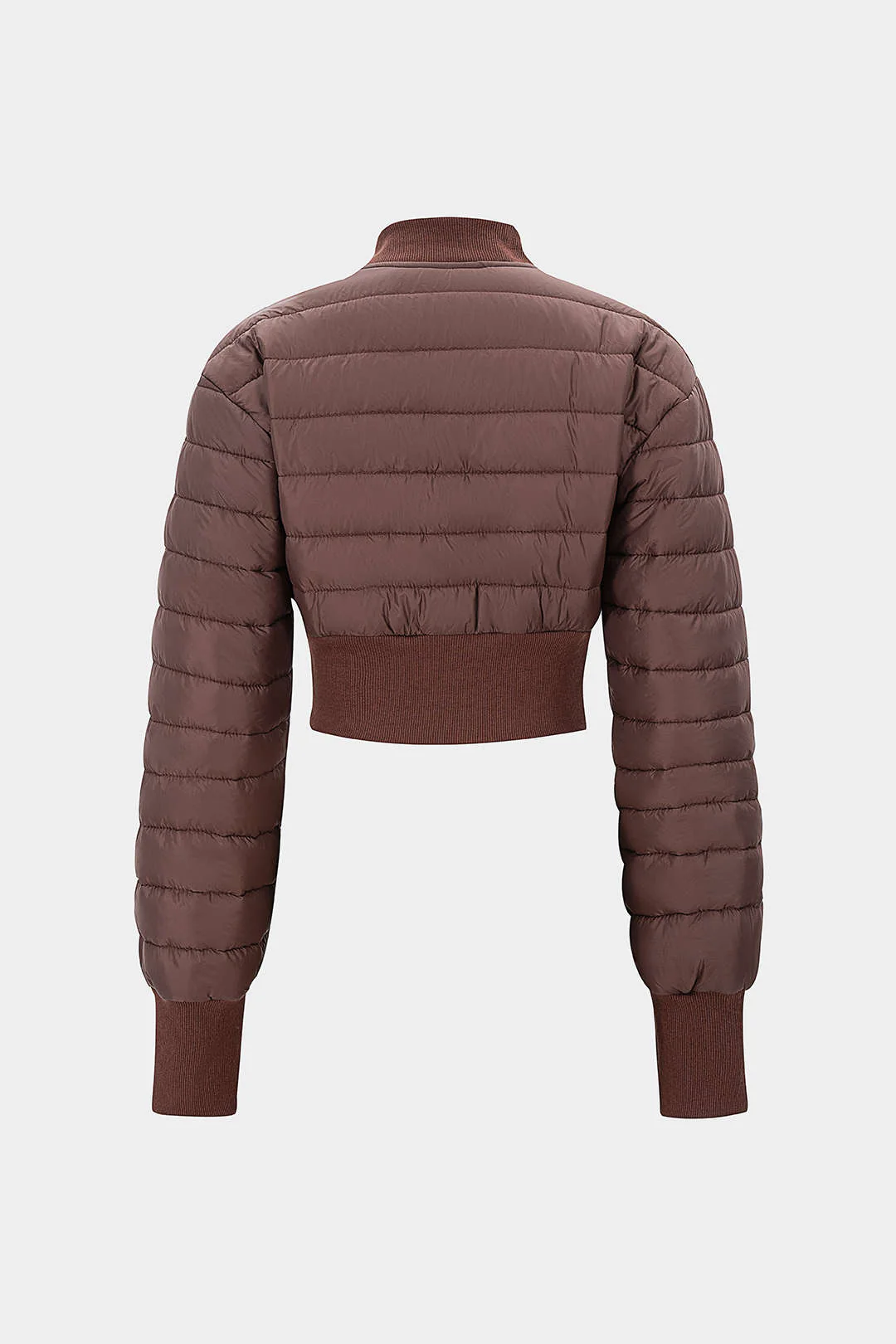 Patchwork Zipper Puffer - Image 2
