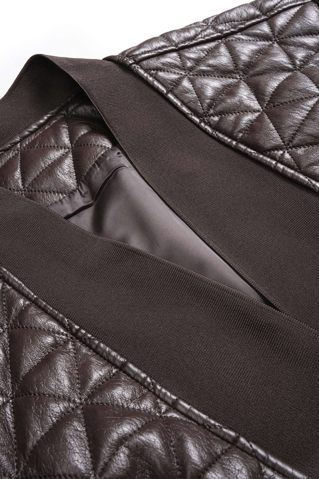 Faux Leather Strappy Tie-Up Jacket - Image 3