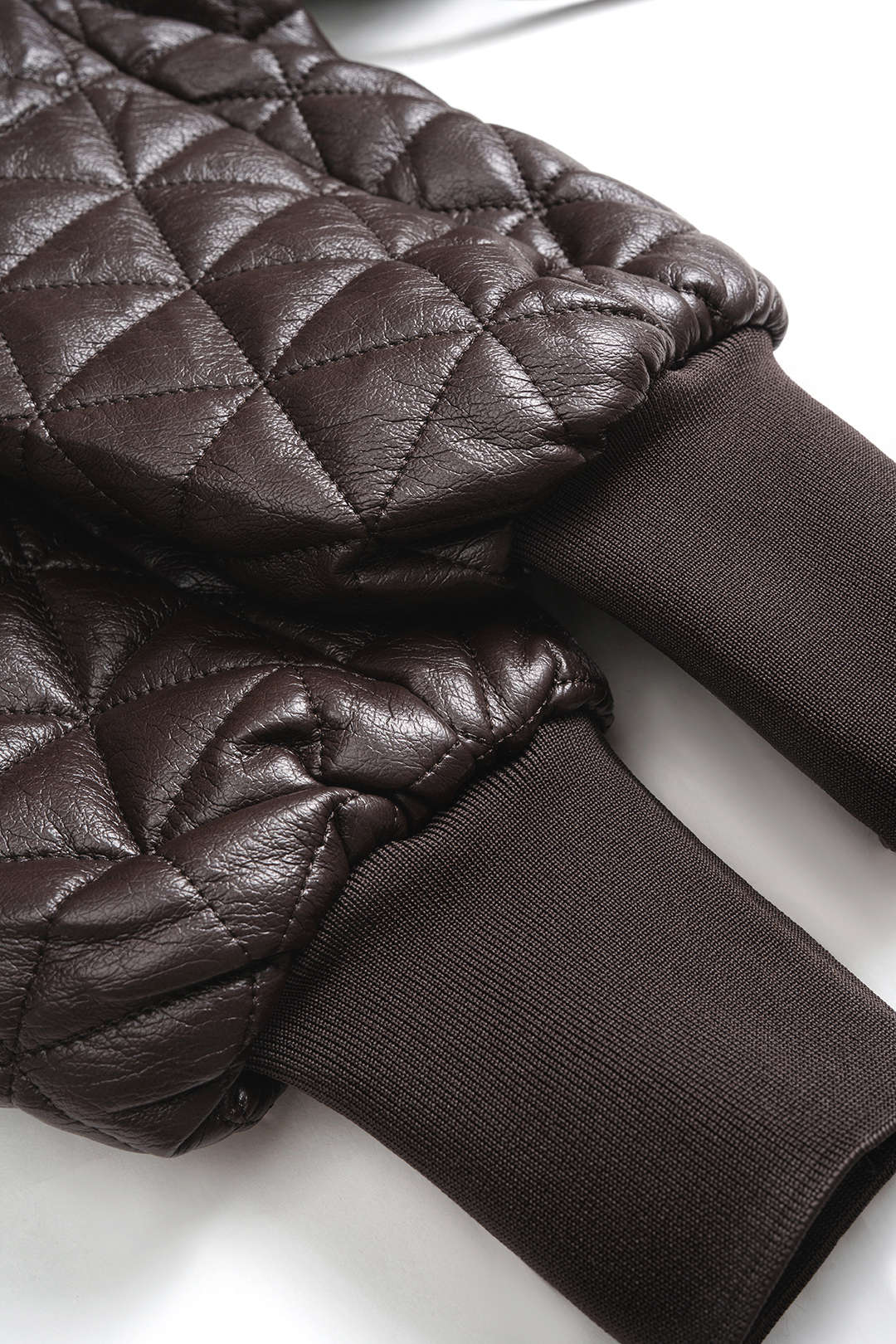 Faux Leather Strappy Tie-Up Jacket - Image 4