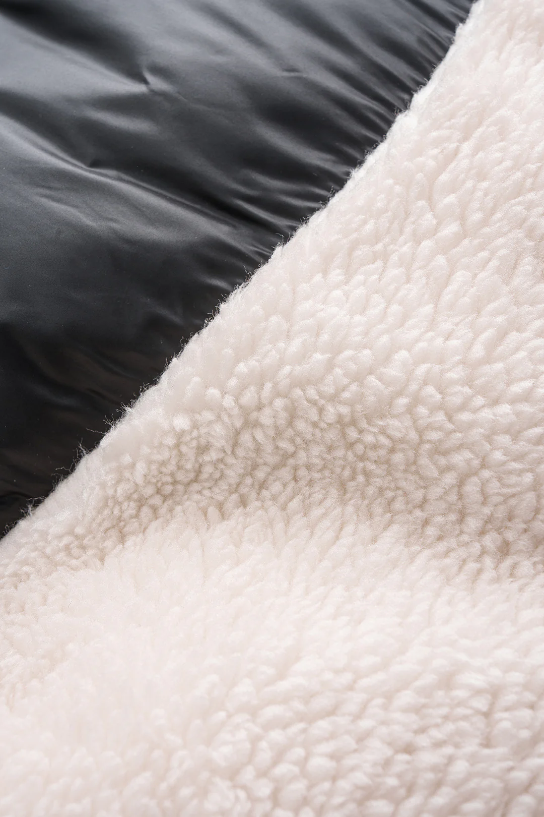 Wool Splicing Patchwork Puffer - Image 5