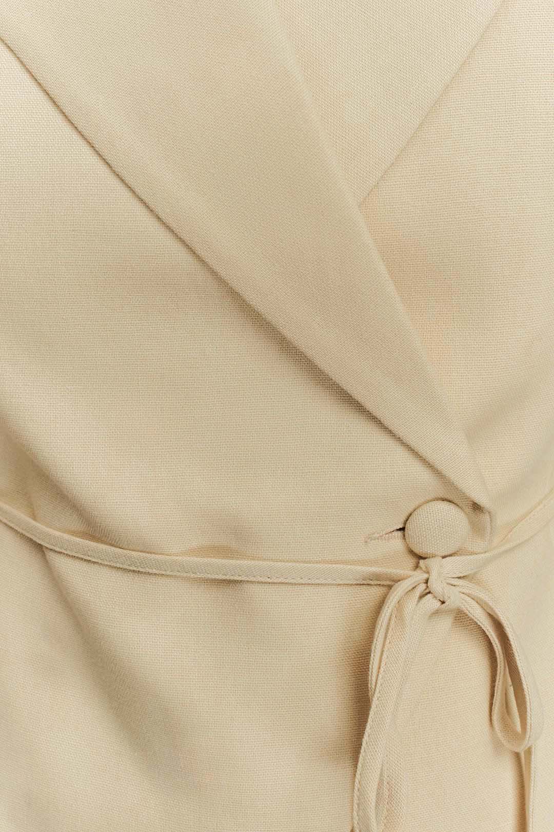 V-Neck Tie Front Vest - Image 3