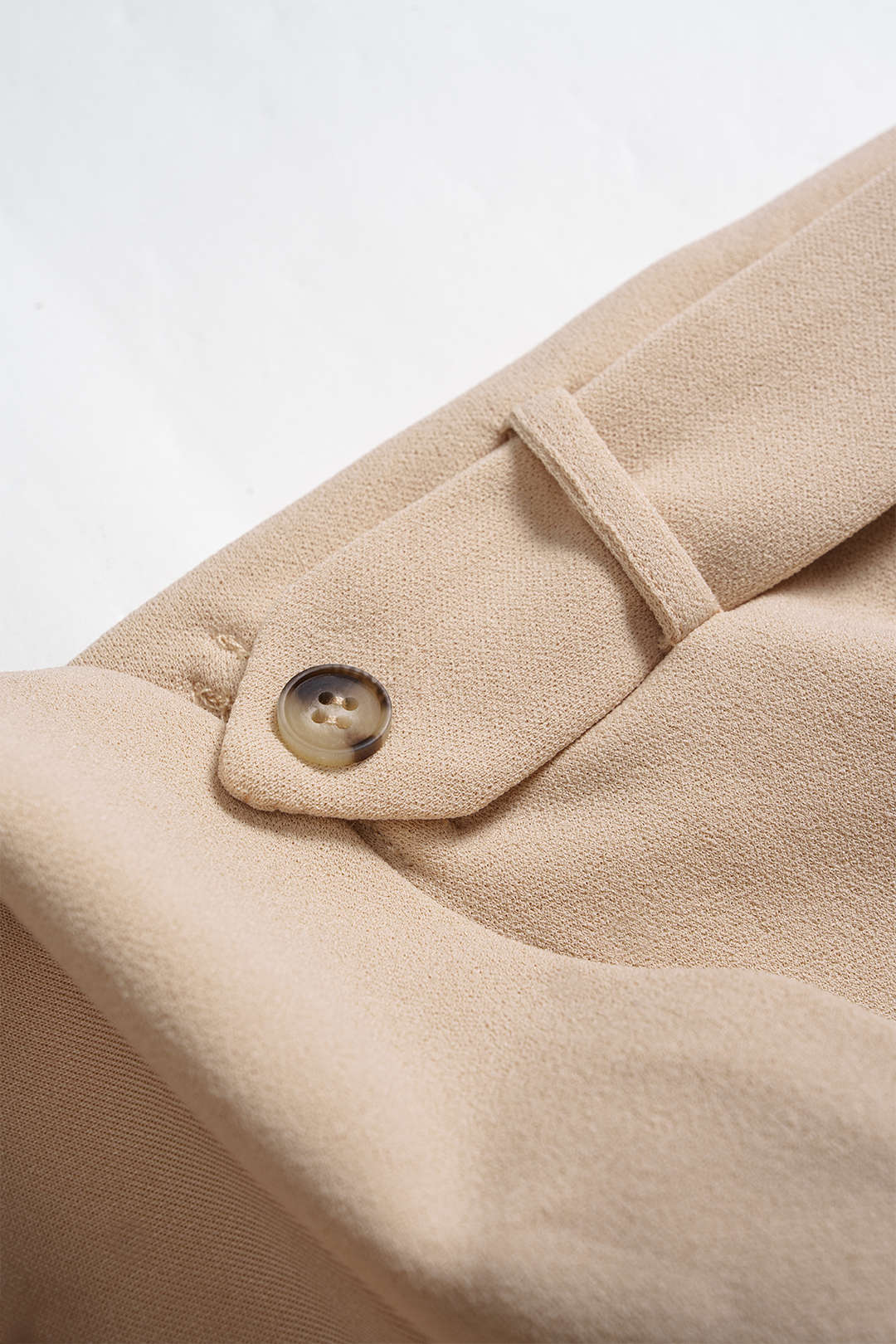 Linen Tie Front Asymmetrical Vest - Image 3